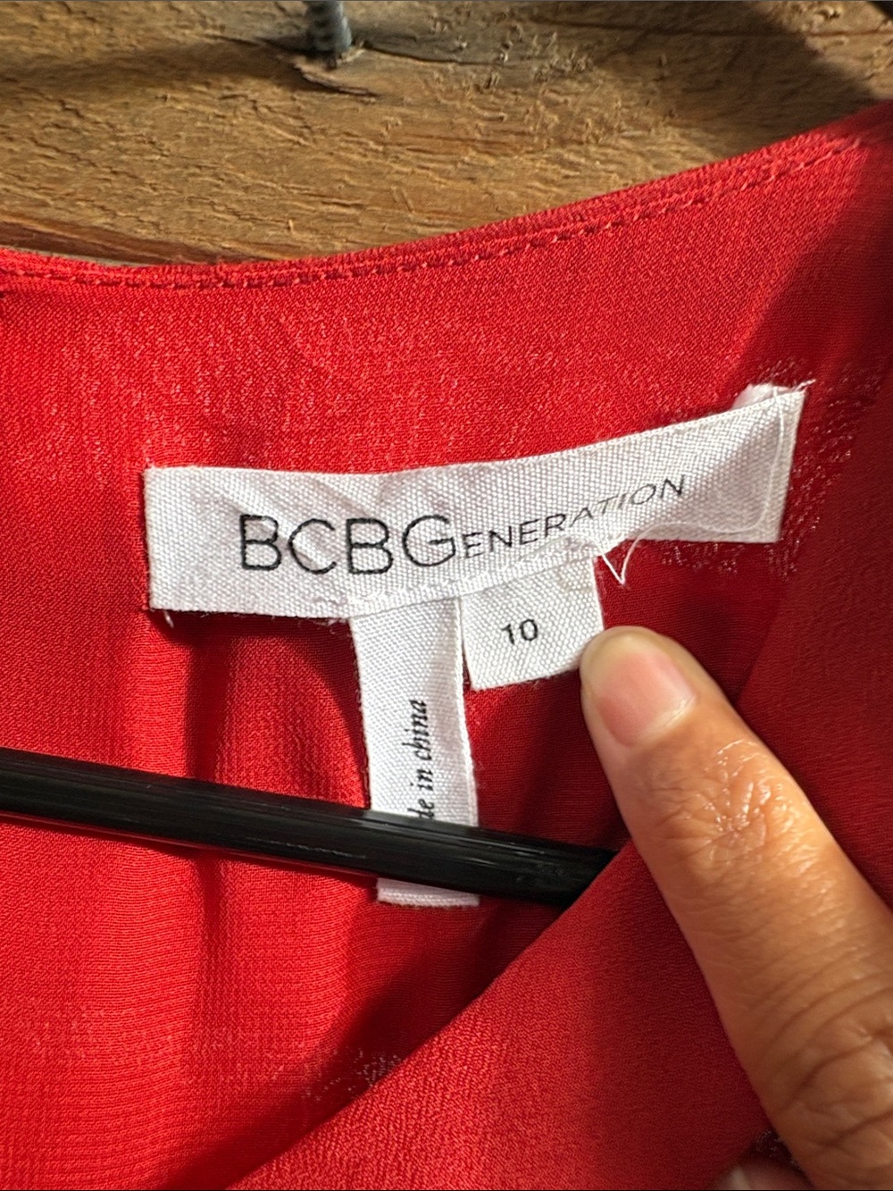 BCBGeneration Red One-Shoulder Ruffle Dress - Picture 2 of 9